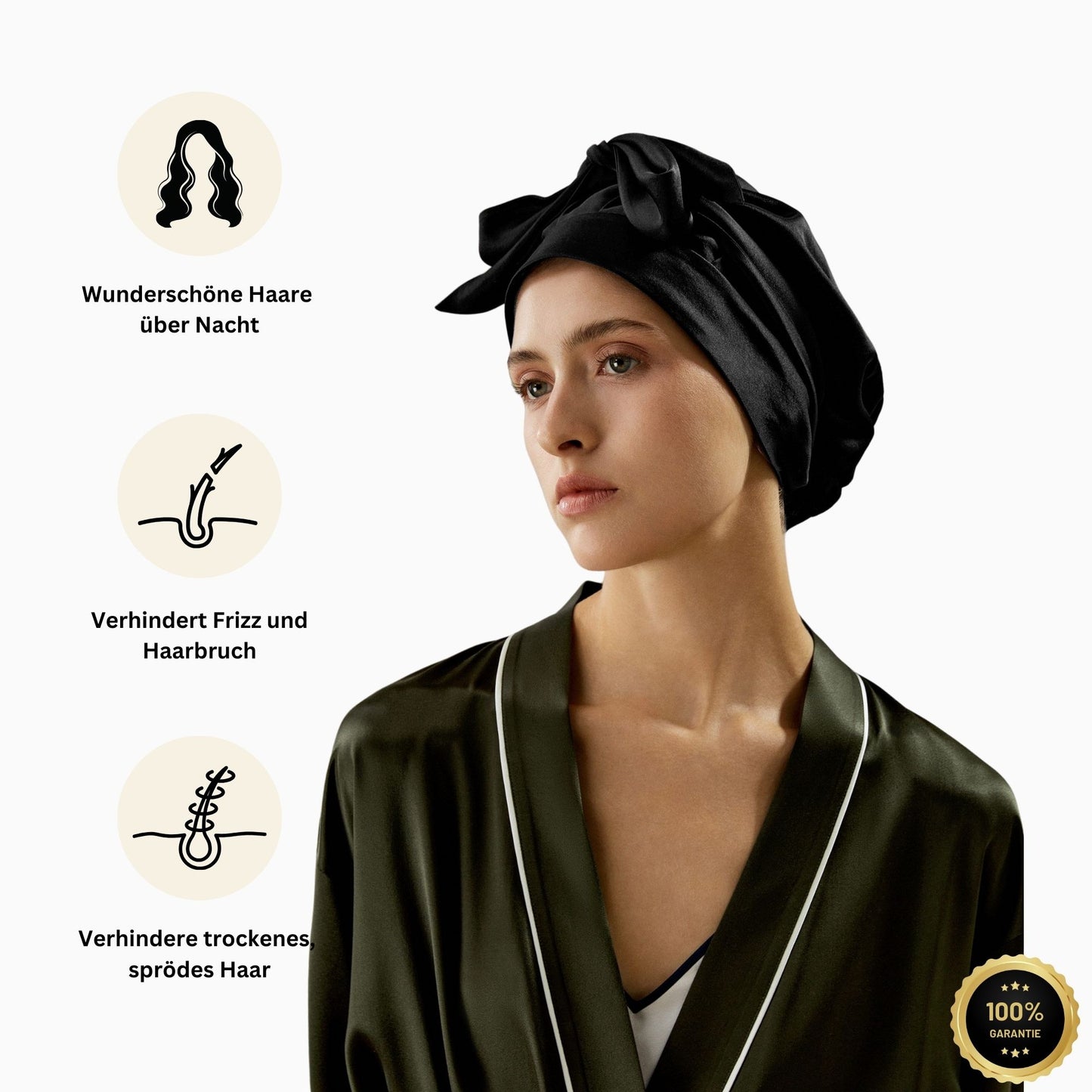Seiden Bonnet (19mm Maulbeerseide)