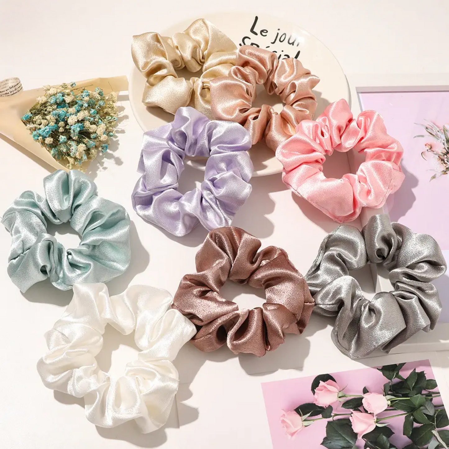 Satin Scrunchies